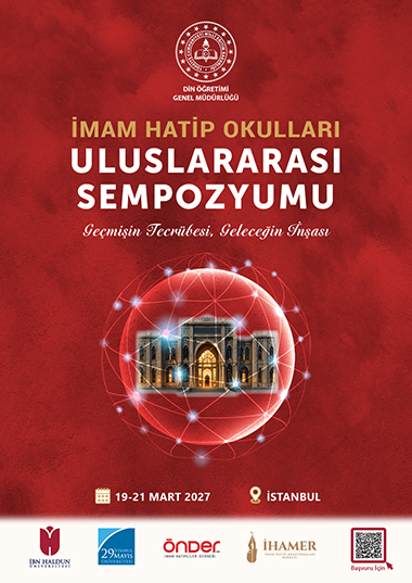 Genel Müdürlüğün resmî sempozyum afişi